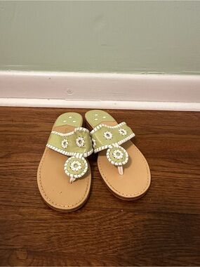 Lime Green Jack Rogers Sandals